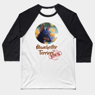 Manchester Terriers Rock! Baseball T-Shirt